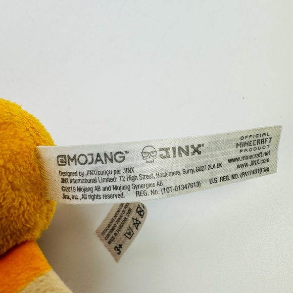 Minecraft Orange Sheep Plush Stuffed Animal Mojang Jinx 2019 5” - Picture 6 of 7